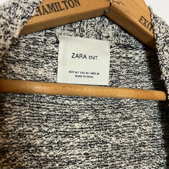 Zara | Grey Slouchy Knit Cardigan - Picture 3 of 4